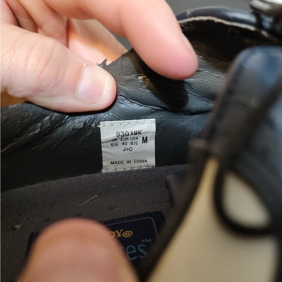 FootJoy AquaLites Black White Saddle Oxford  Men's Size 8.5 Golf - Picture 7 of 9